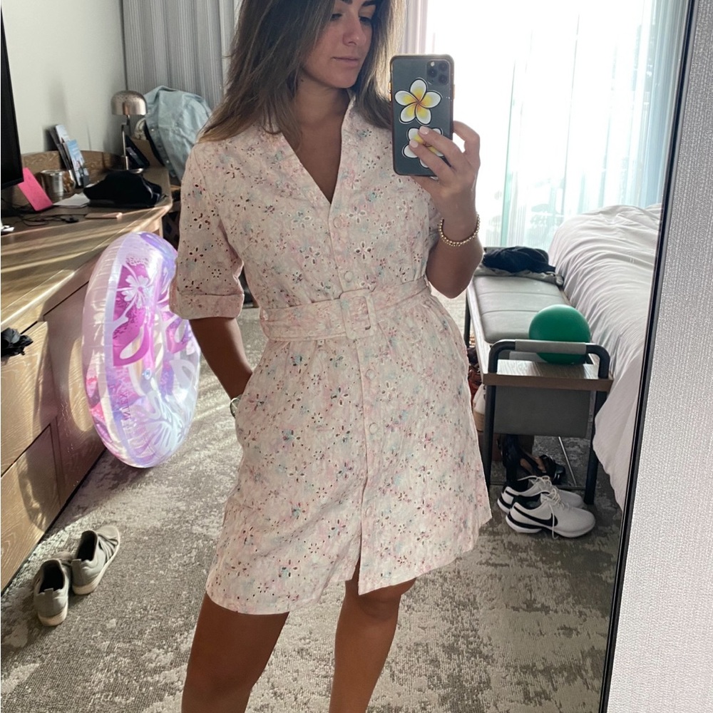 Button Up Collared Dress